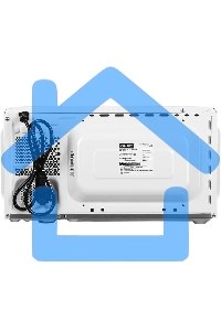 Микроволновая печь Galanz MOS-1706MW белый, 17 л, 700 Вт, переключатели - поворотный механизм