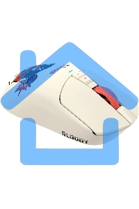 Мышь беспроводная/проводная A4Tech Bloody R72 Ultra Proxy Boom бежевый, 20000 dpi, радиоканал, USB, кнопки - 7