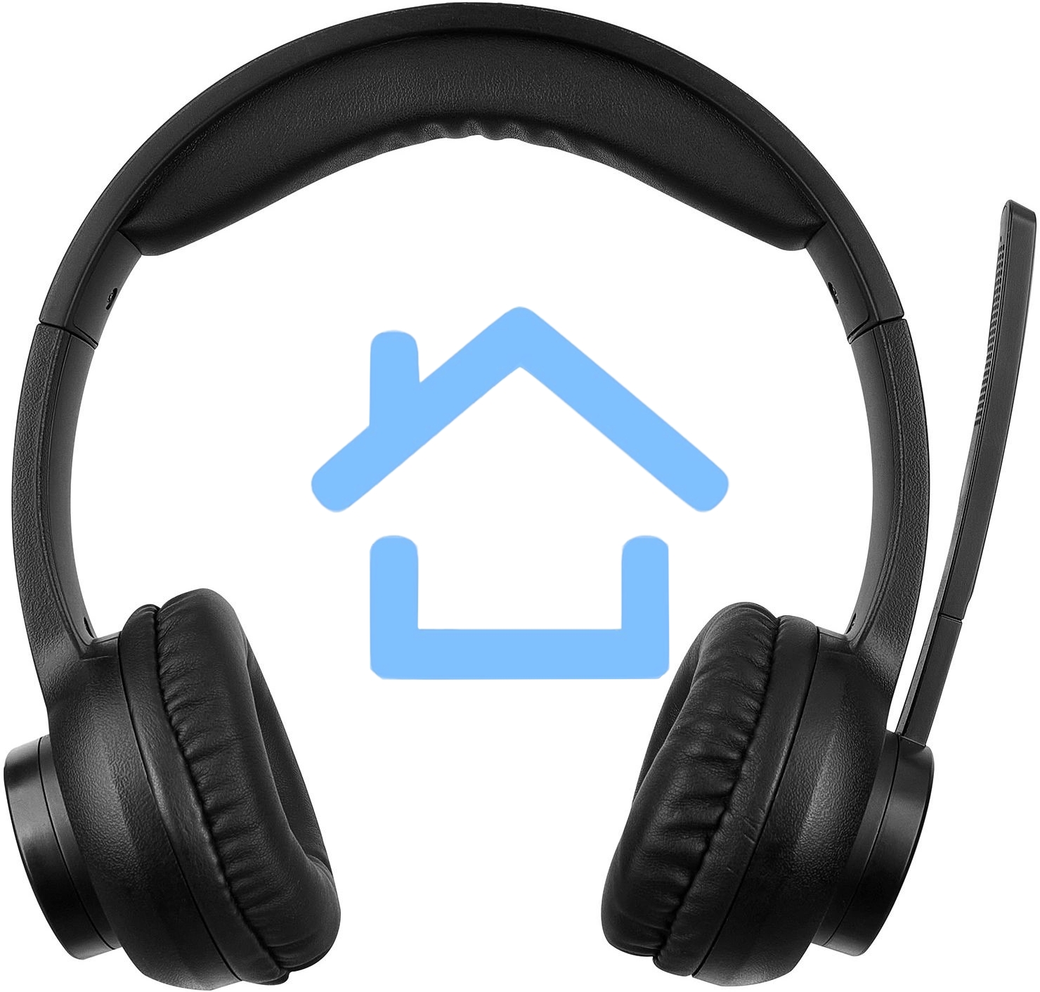 Наушники с микрофоном Оклик HS-M310 черный 1.5м накладные BT оголовье