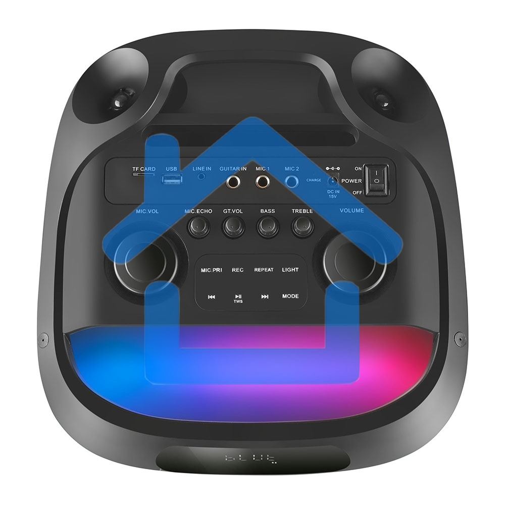 Акустическая система Midi Ginzzu GM-115, BT/USB/TF/FM/MIC/ДУ