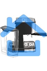 Кофеварка рожковая ARESA AR-1612 черный, исп. кофе - молотый, 1,5 л, 1100 Вт, 15 бар