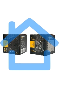 Сетевой фильтр Cablexpert Tower TWR-4-U3-B-2, 4р, 10А, 3xUSB, 3.1А, 2м, ур.защиты 2+, черный, коробка