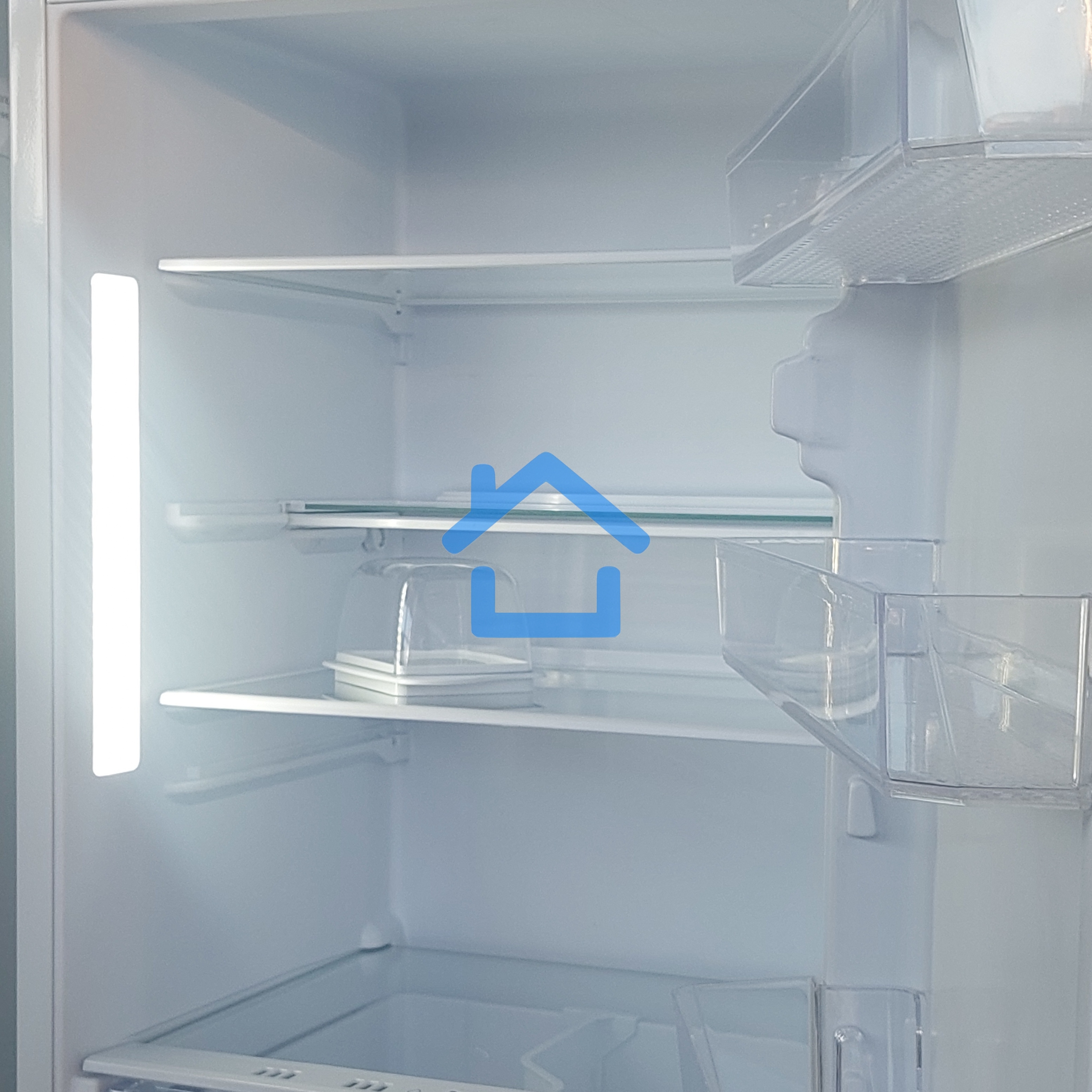 Холодильник Бирюса M6135 металлик двухкамерный 240/60л морозилка сверху, автоматическое оттаивание