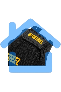 Перчатки универсальные Denzel 68003 усиленные, с защитными накладками, размер 10