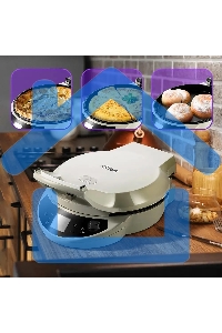 Пиццамейкер Kitfort КТ-4638 1600Вт серый/черный