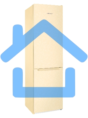 Холодильник Nordfrost NRB 164NF E бежевый двухкамерный 238/105 л морозилка снизу, капельная система