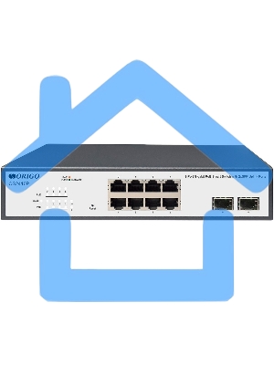 Коммутатор Origo OS2410P/120W OS2410P/120W/A1A 8x1Гбит/с 2SFP 8PoE 120W настраиваемый
