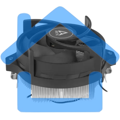 Кулер для процессора Arctic Alpine 23 CO серебристый, 90 мм, алюминий, 2700 об/мин, 22.5 дБ, 4 pin, 65 Вт, 65 мм