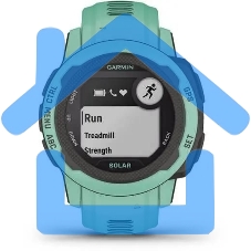 Умные часы Garmin Instinct 2S Solar Tactical 20мм 1.3