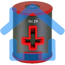 Нивелир лазерн. Elitech ЛН 2К 2кл.лаз. 635нм цв.луч. красный 2луч. (201468)