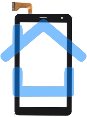 Сенсорное стекло (тачскрин) для Irbis TZ728, черное