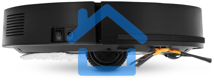 Робот-пылесос Vitek VT-1808 (MC) черный, 2000 мА·ч Li-Ion, уборка влажная/сухая, пылесборник контейнер 0.35 л