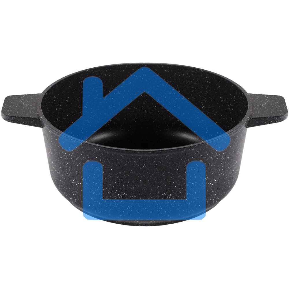 Кастрюля Maunfeld GALAXITE MF24GLX01CR 24 см, 4 л из литого алюминия со стеклянной крышкой