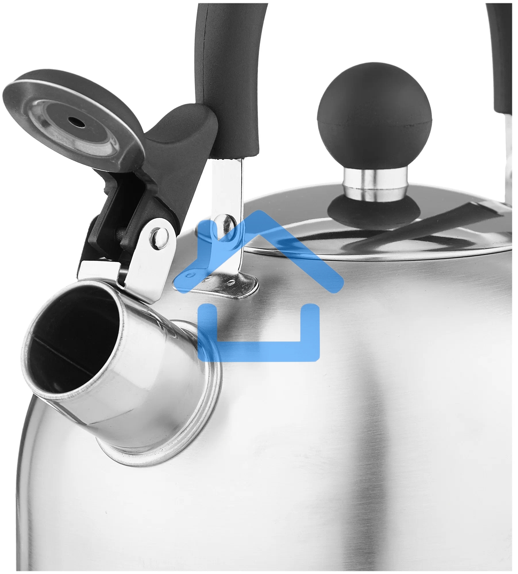 Чайник для плиты MALLONY MAL-039-MP 2.3л матовый, со свистком (985605)