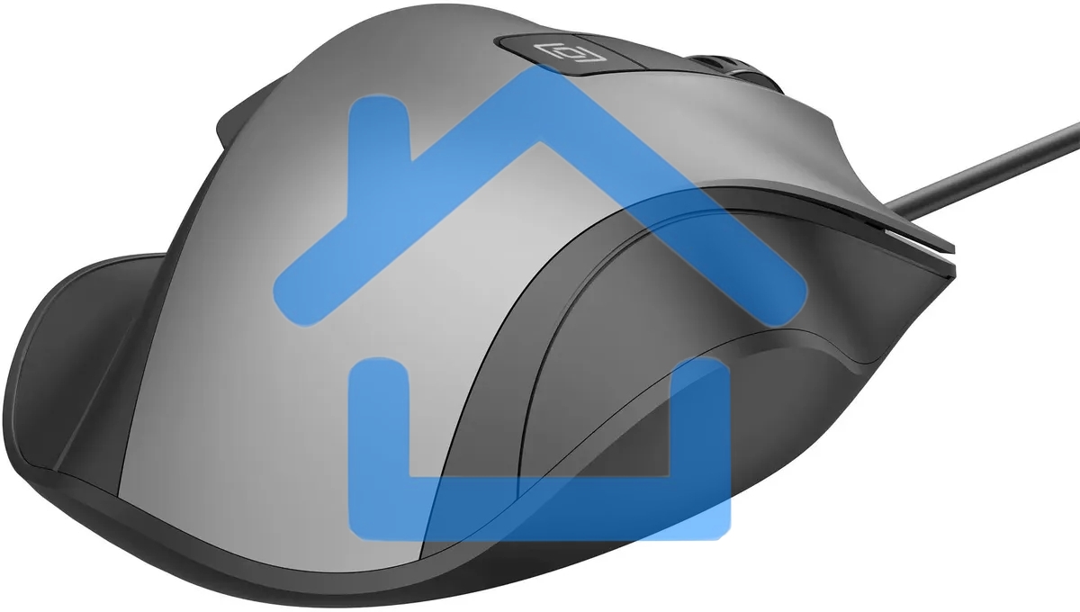 Мышь проводная Oklick 504M черный/серый, 3600 dpi, USB, кнопки - 6