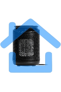 Тепловентилятор керамический Denzel DTFC-2000, 1000/2000 Вт, 20 м2, пульт, 3 режима, термостат