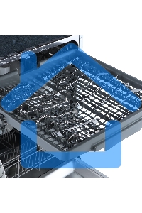 Встраиваемая посудомоечная машина Бирюса DWB-614/6, черный, 59.8 см, 14 компл., 47 дБ, класс A++