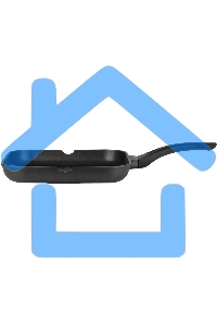 Сковорода-гриль Rondell Schwarz RDA-1683 квадратная 28см покрытие: Xylan Plus ручка несъемная (без крышки) черный