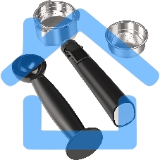 Кофеварка рожковая ARESA AR-1612 черный, исп. кофе - молотый, 1,5 л, 1100 Вт, 15 бар