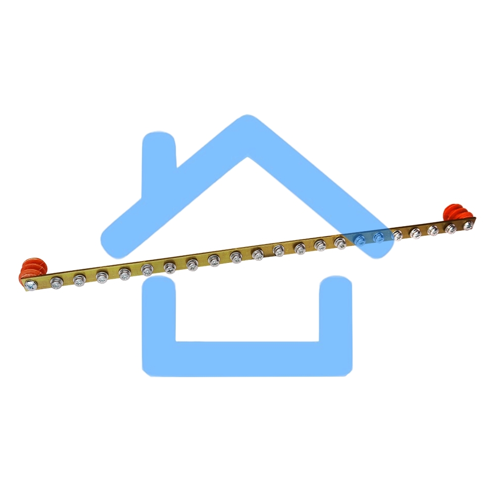 Шина заземления Lanmaster TWT-EBARH-1U-15X3/20 дл.482мм шир.15мм