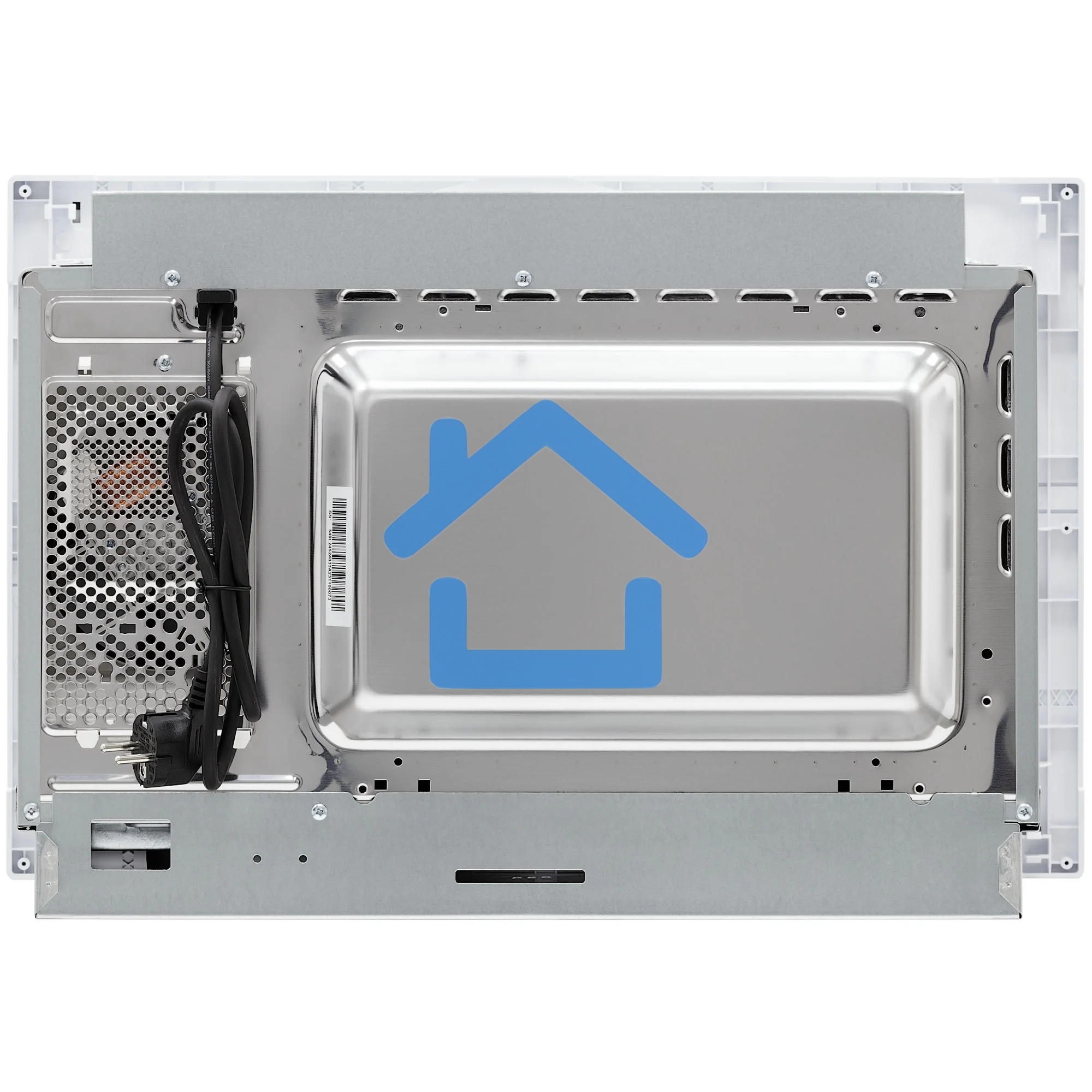 Микроволновая печь встраиваемая Krona RIFLESSO 60 WH V2 белое стекло, 25 л, 900 Вт, переключатели - сенсор