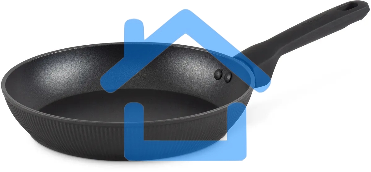 Сковорода Rondell Shell RDA-1928 круглая 24см покрытие: Xylan Plus ручка несъемная (без крышки) серый