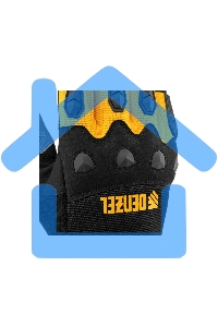 Перчатки универсальные Denzel 68003 усиленные, с защитными накладками, размер 10