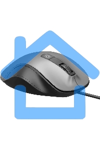 Мышь проводная Oklick 504M черный/серый, 3600 dpi, USB, кнопки - 6