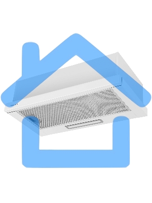 Вытяжка телескопическая Maunfeld Clyde 50 белое стекло, 46 см, 600 куб. м/ч, 56