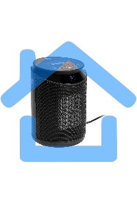 Тепловентилятор керамический Denzel DTFC-2000, 1000/2000 Вт, 20 м2, пульт, 3 режима, термостат