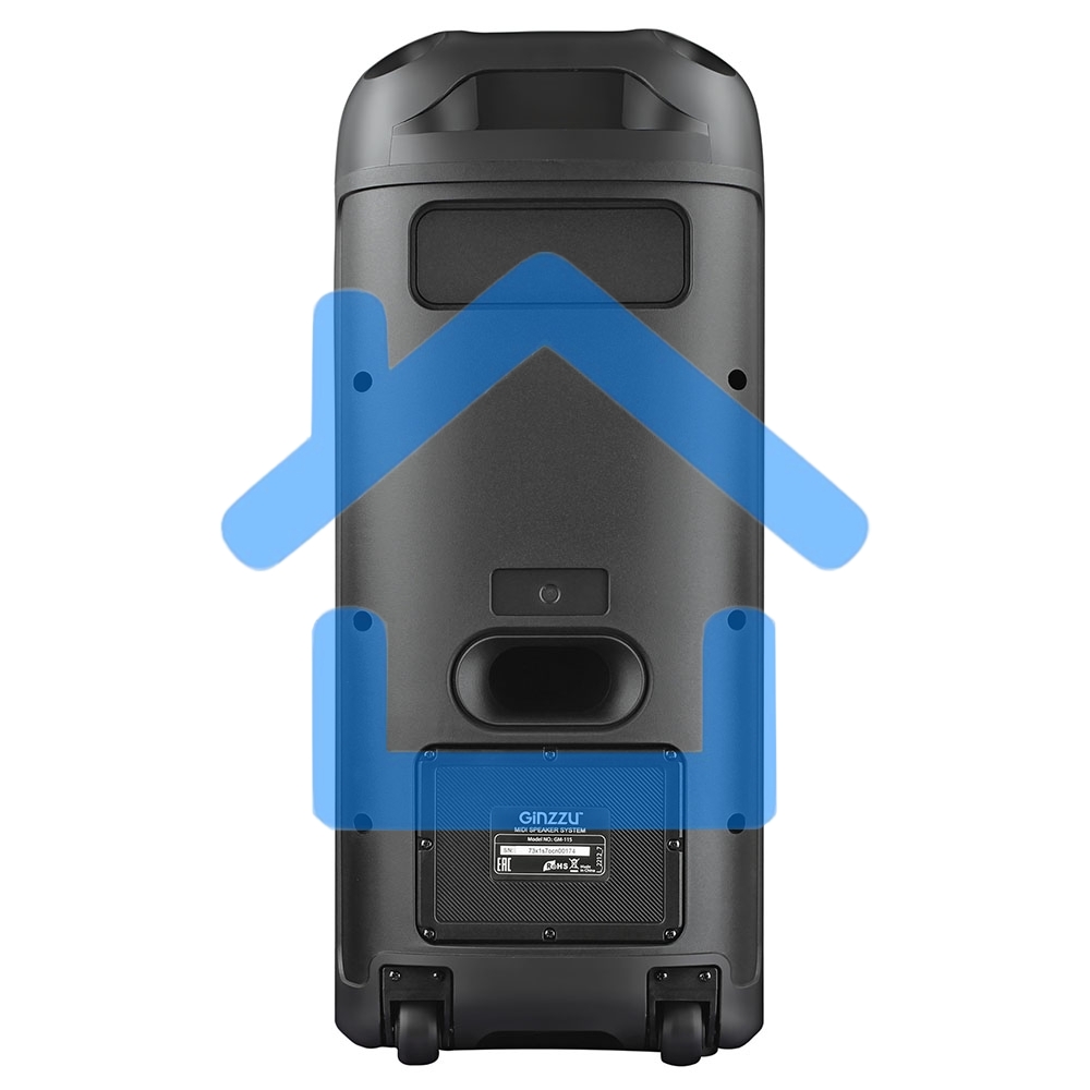 Акустическая система Midi Ginzzu GM-115, BT/USB/TF/FM/MIC/ДУ