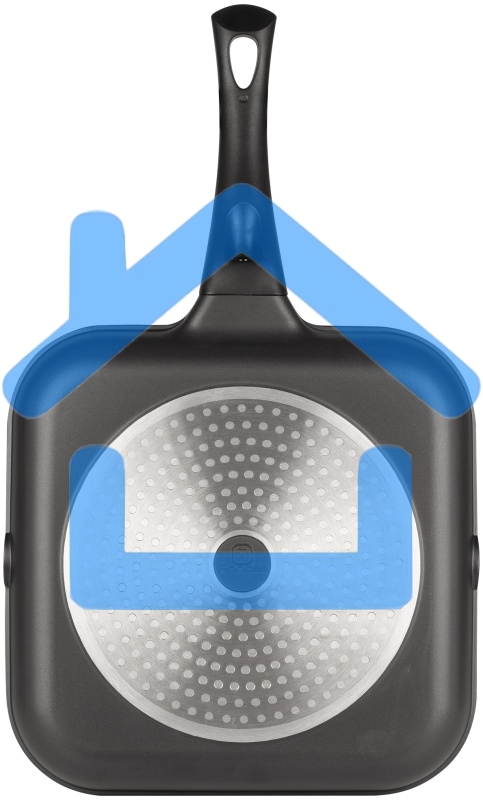 Сковорода-гриль Rondell Schwarz RDA-1683 квадратная 28см покрытие: Xylan Plus ручка несъемная (без крышки) черный