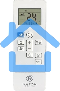 Мобильный кондиционер Royal Clima RM-TS28CH-E 9500 BTU, 28 м², 54 дБ, охлаждение, осушение, белый