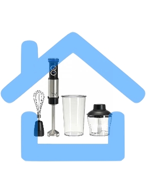 Блендер погружной DELTA LUX DE-7006B черный