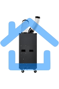 Кондиционер мобильный промышленный Ballu BGK5 15000 BTU, 50 м², 50 дБ, охлаждение, черный