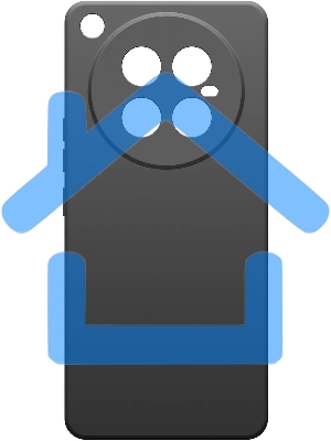 Чехол (клип-кейс) BoraSCO для Infinix Zero 40 4G Silicone Case черный (73813)