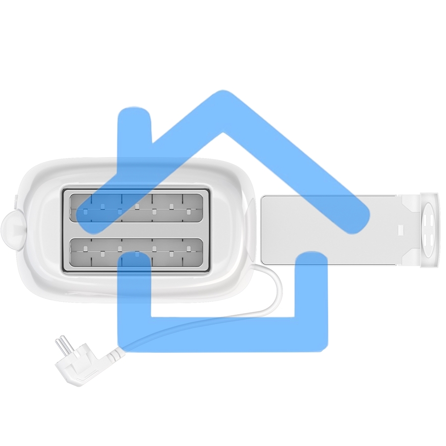 Тостер Maxvi KT723P белый