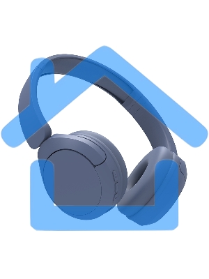 Наушники GAL BH-8009 синий