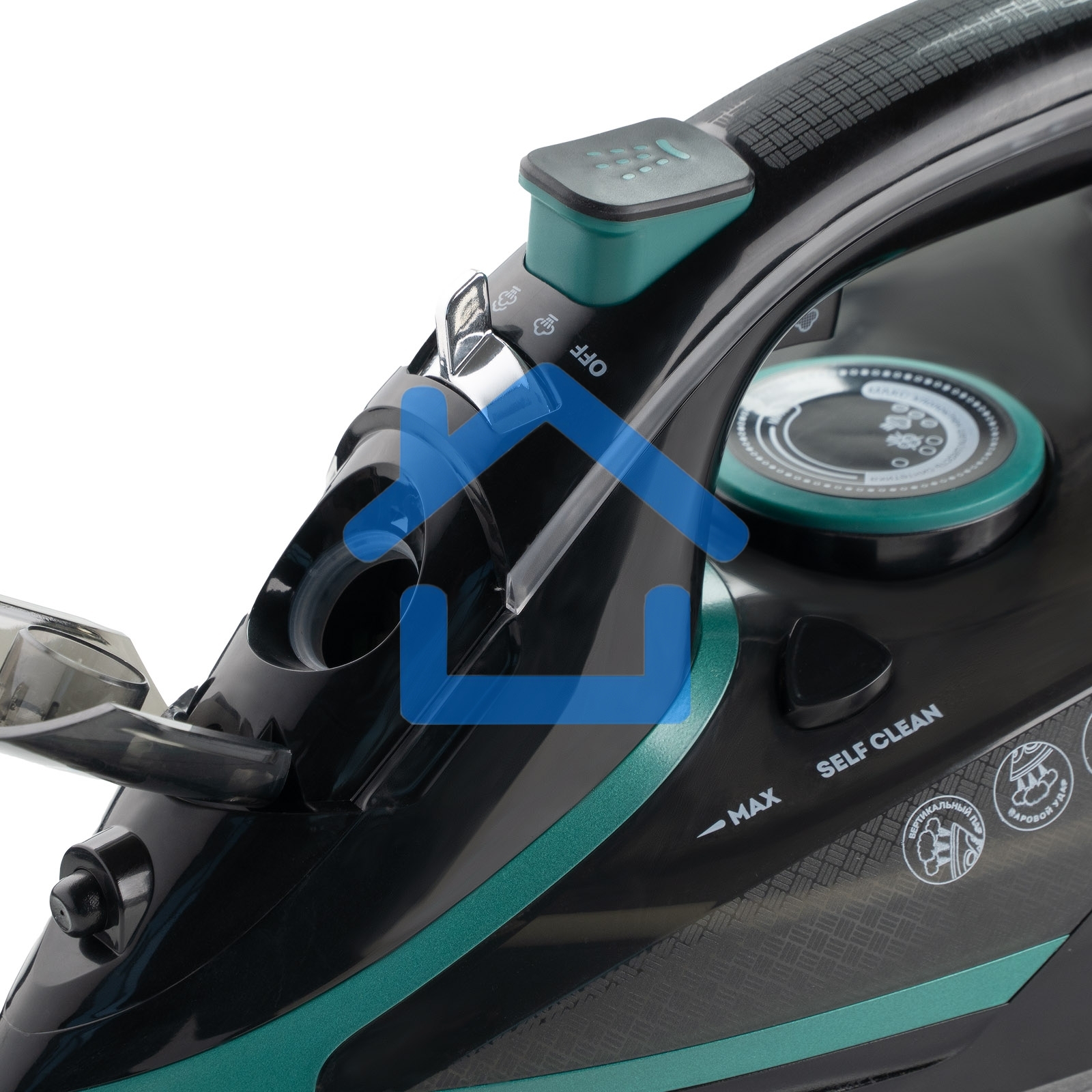 Утюг паровой Galaxy GL 6136 черный с зеленым