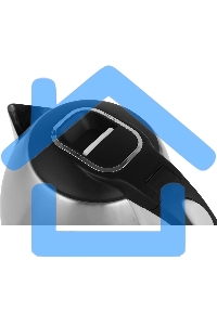 Чайник электрический SUPRA KES-1824 1.8л. 1500Вт серебристый/черный (корпус: нержавеющая сталь)