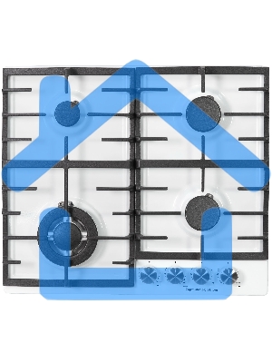 Газовая варочная панель Zigmund & Shtain G 20.6 W белый