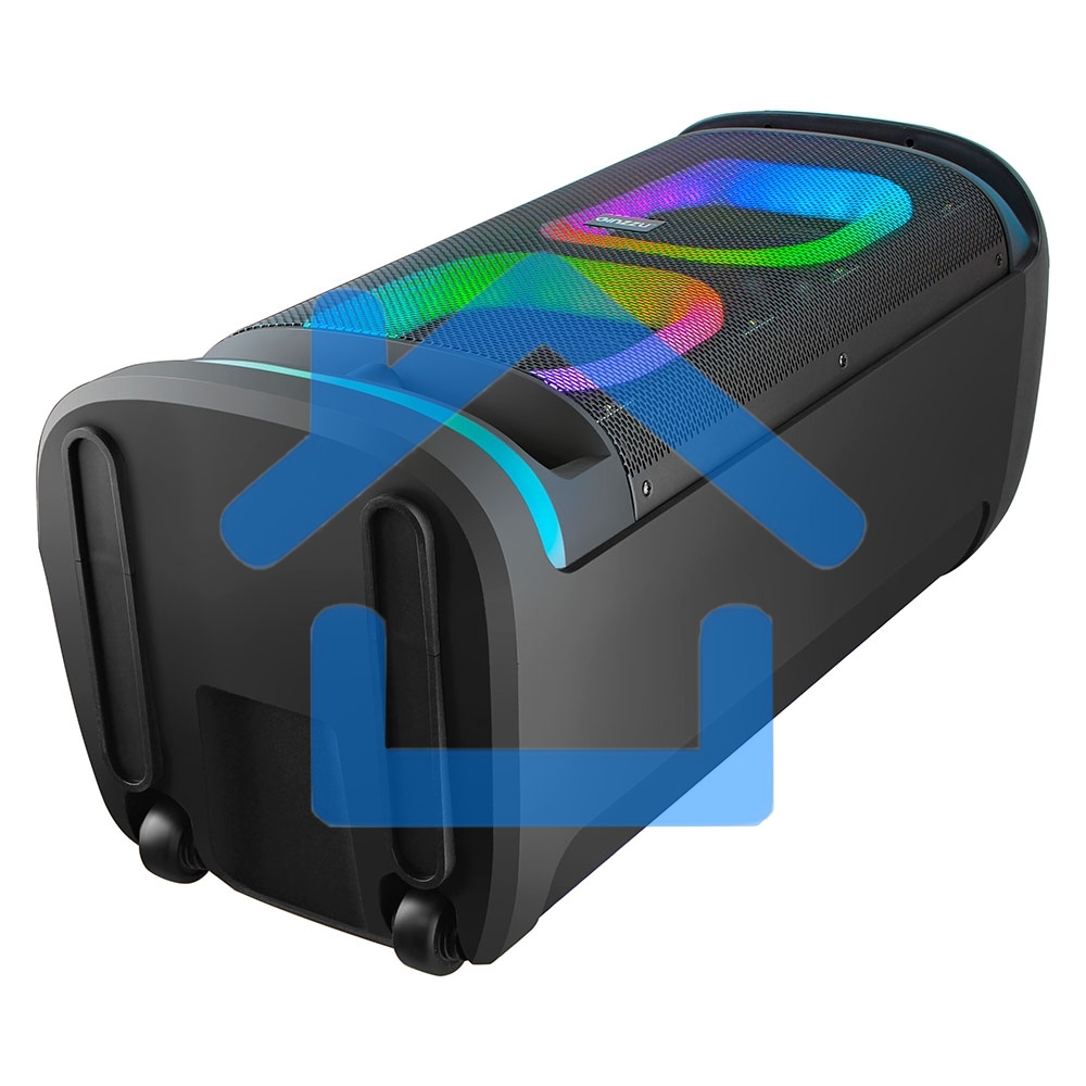 Акустическая система Midi Ginzzu GM-115, BT/USB/TF/FM/MIC/ДУ