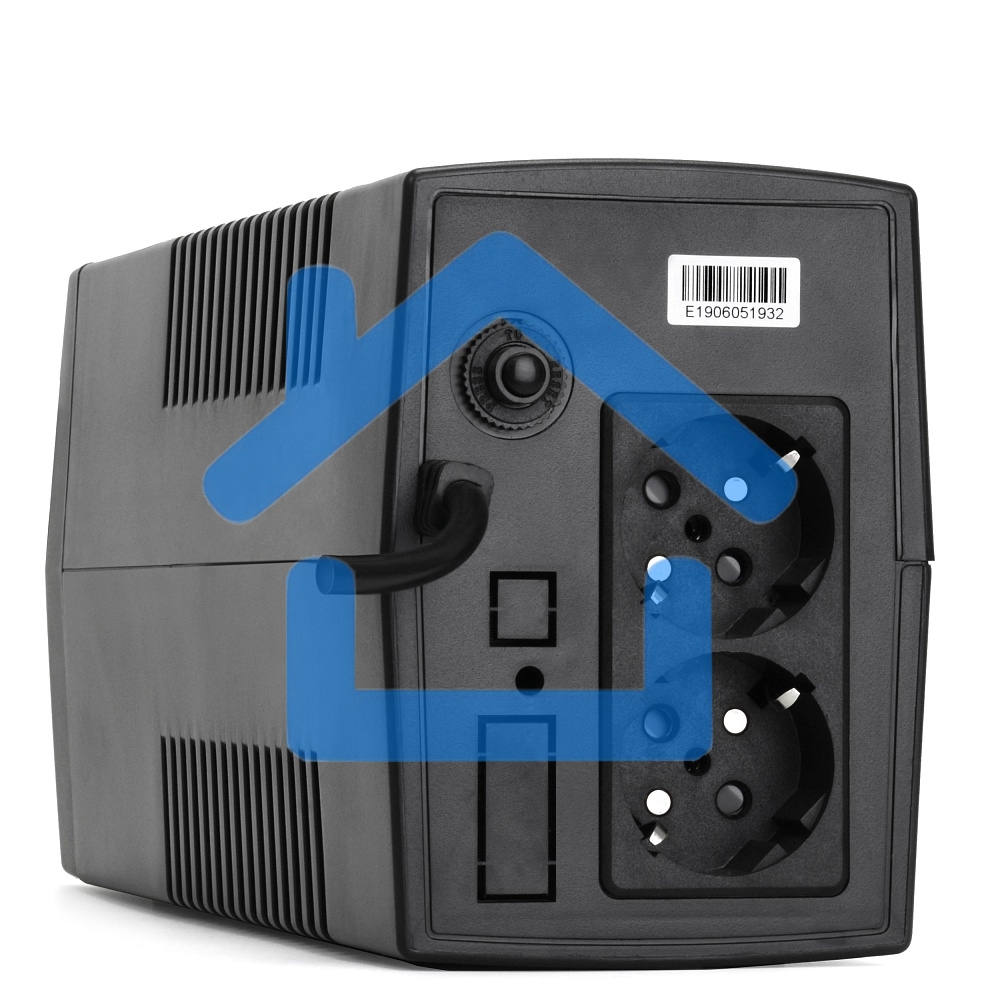 Источник бесперебойного питания Crown CMU-650X (650ВА/360 Вт; 2хEURO резервным питанием и фильтрацией; 12V/7AH х 1; пластик)