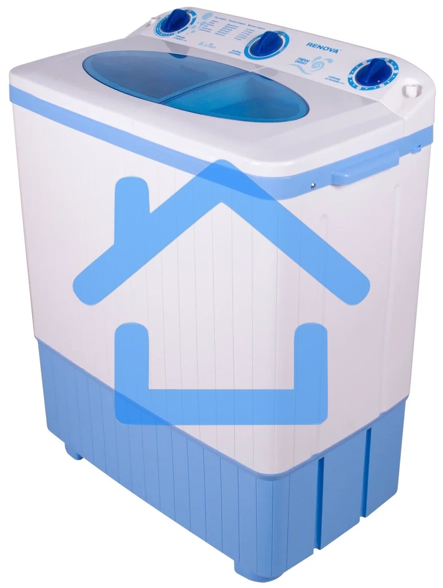 Стиральная машина Renova WS-60PT/РЕТ белый/голубой