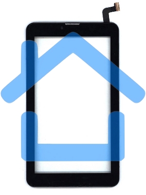 Сенсорное стекло (тачскрин) для Irbis TZ70, черное с рамкой