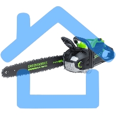 Цепная пила аккумуляторная GreenWorks GD82CS51, 82V, 51 см, бесщеточная, с 1хАКБ 5 А·ч. и ЗУ (2008307UB)