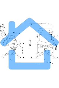 Кресло руководителя Бюрократ T-9950 Leather Ontano рыжий, кожа, крестовина хром