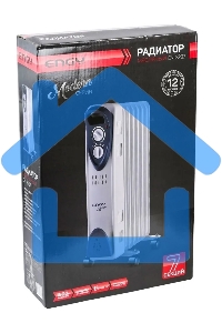 Обогреватель масляный Engy EN-2207 Modern (7 секций) белый, 1500 Вт, 15 м2, термостат