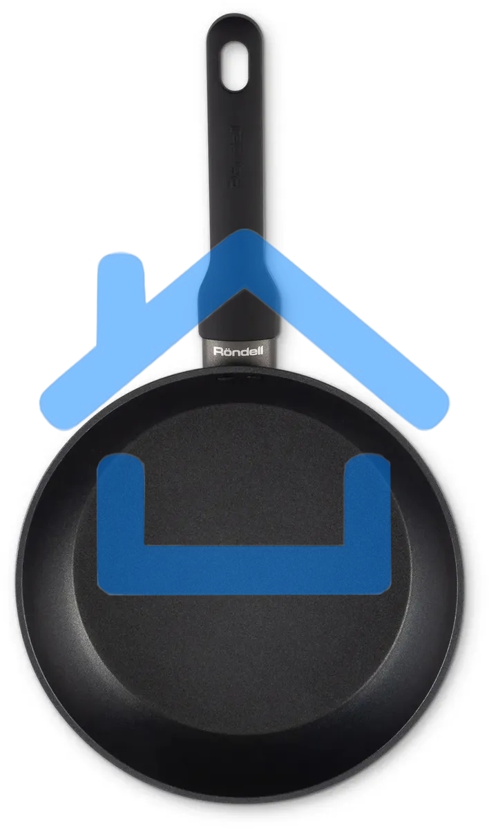 Сковорода Rondell Shell RDA-1928 круглая 24см покрытие: Xylan Plus ручка несъемная (без крышки) серый