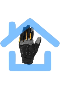 Перчатки универсальные Denzel 68003 усиленные, с защитными накладками, размер 10